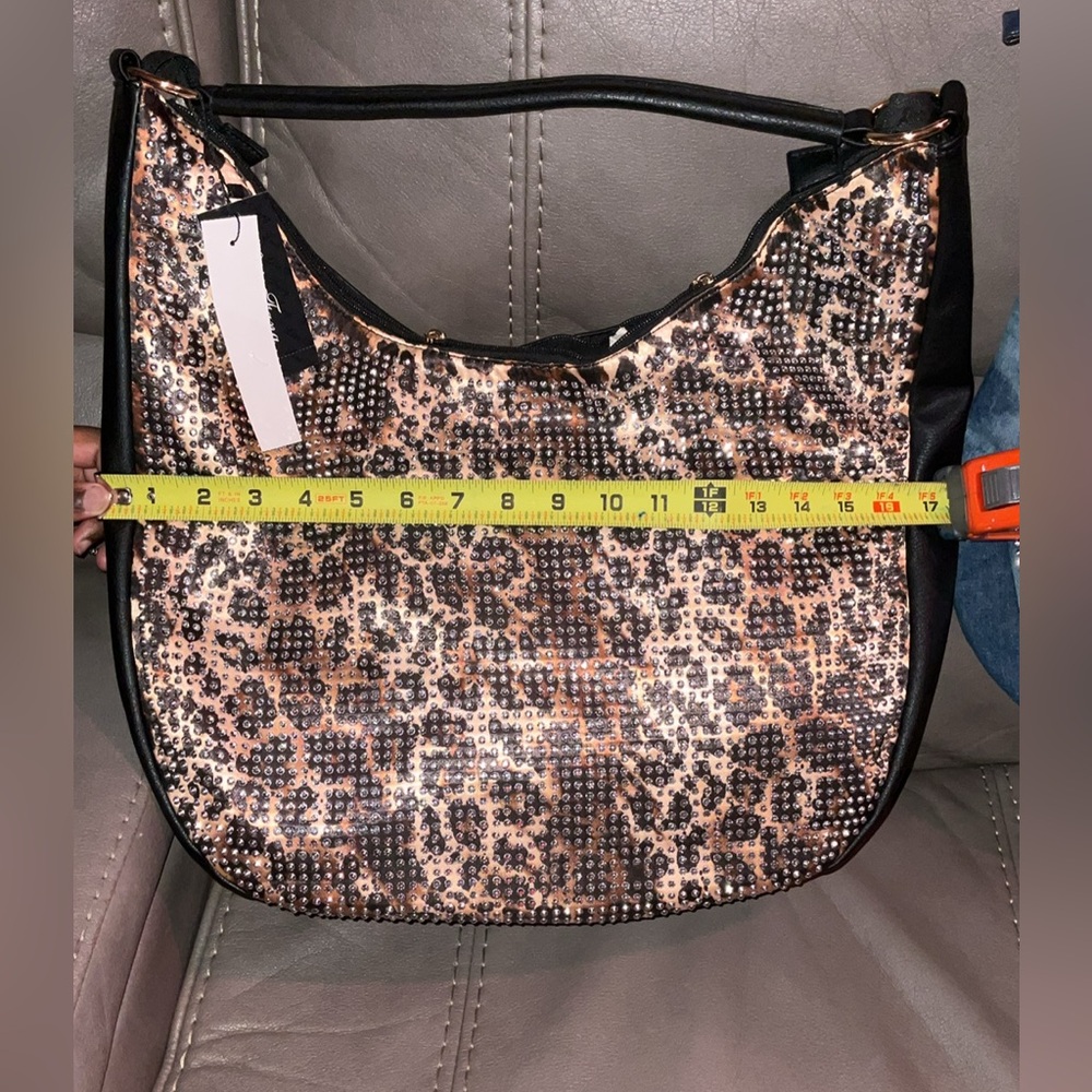 Lisa Fang leopard Print hobo Women's Bag